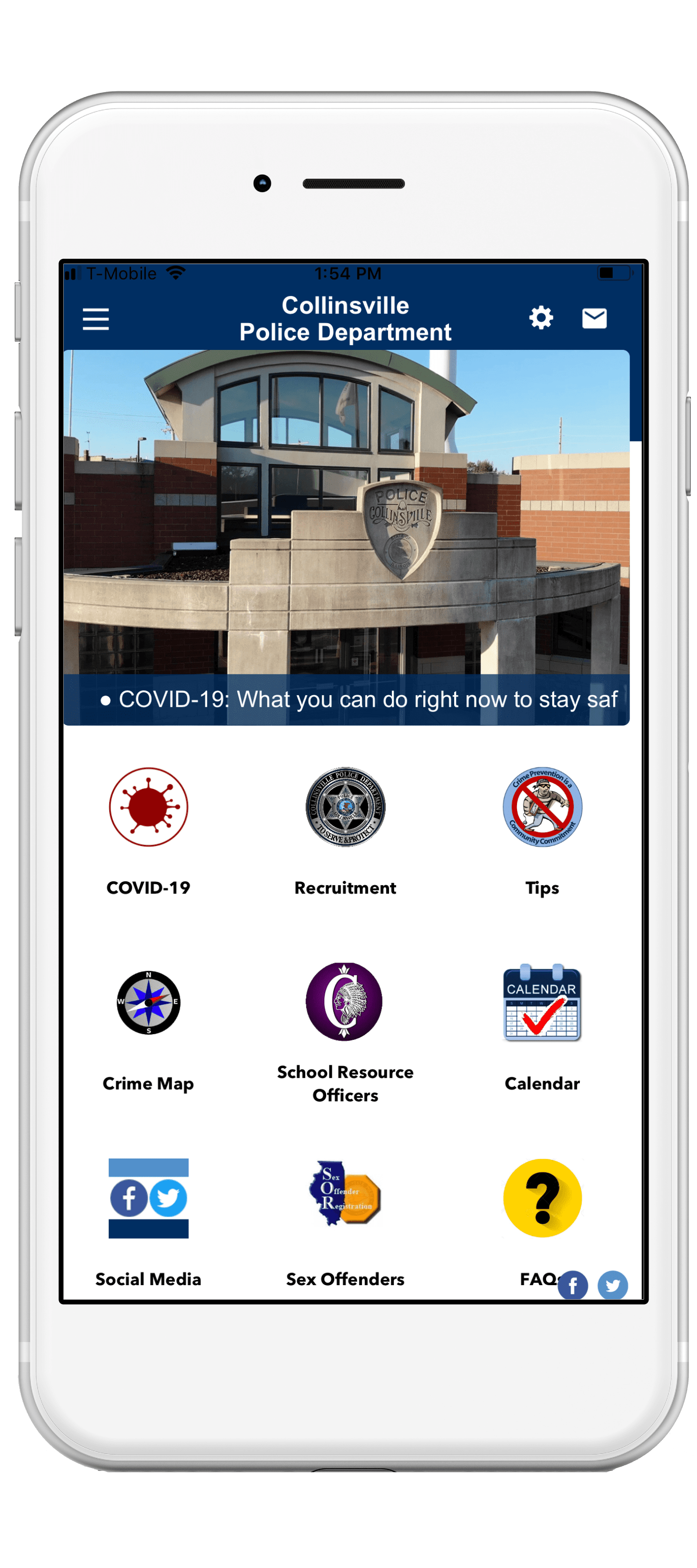 Collinsville Police Department Apex Mobile