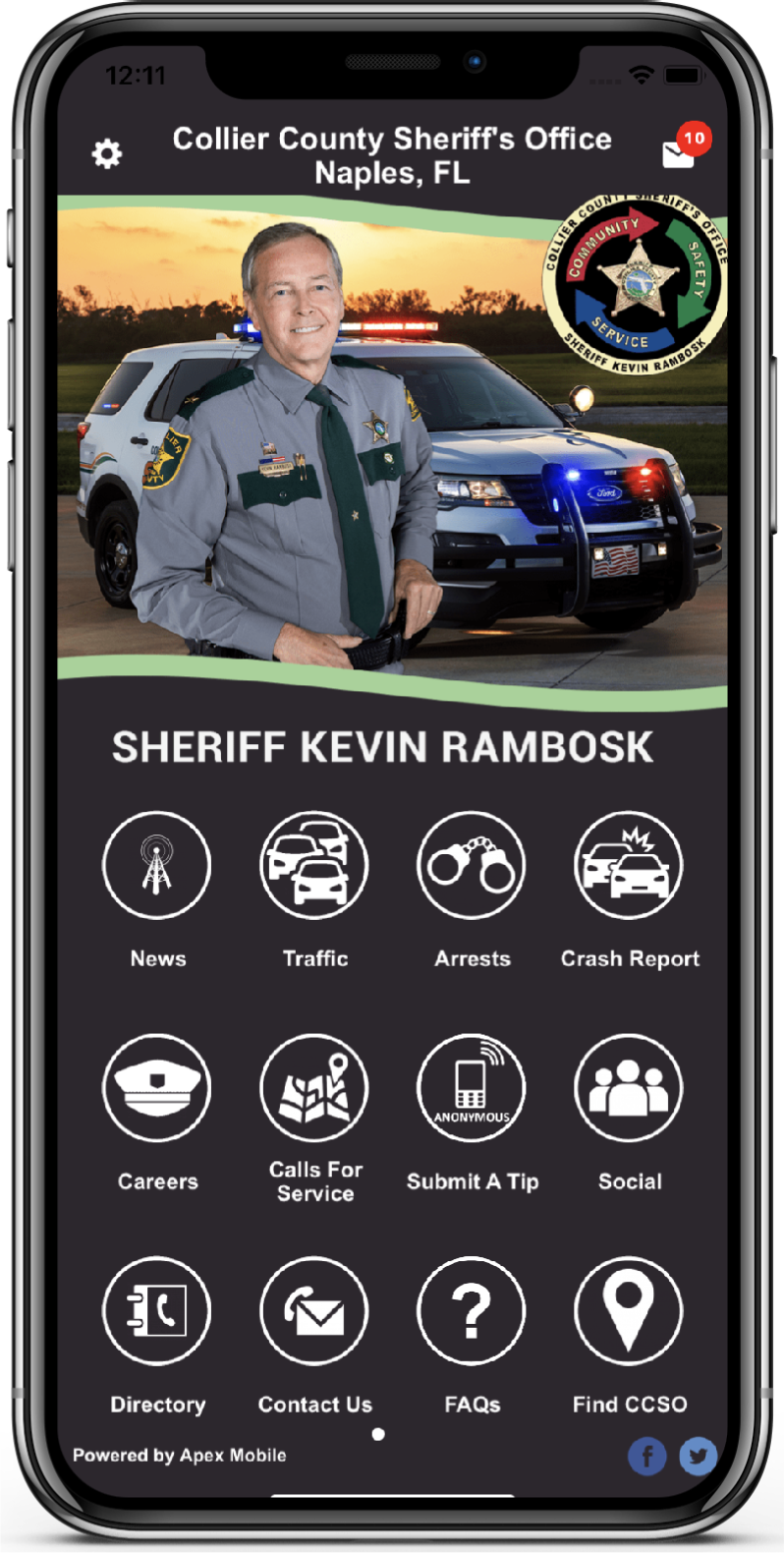 Collier County Sheriff's Office Apex Mobile
